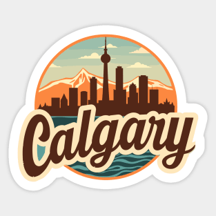 Vintage Calgary Sticker